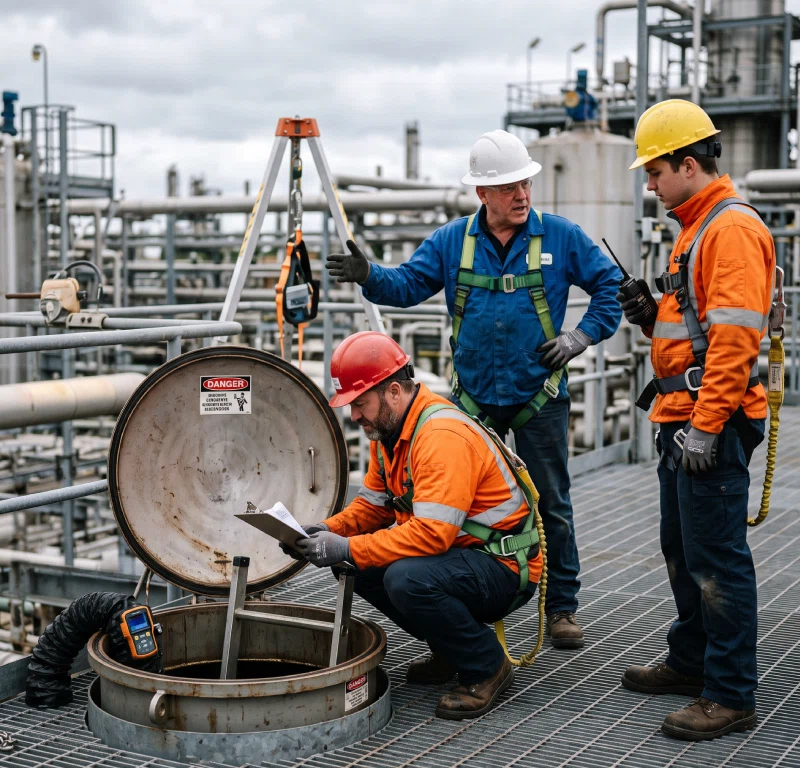 Confined space hazards Crop